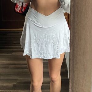 White Athletic Skort